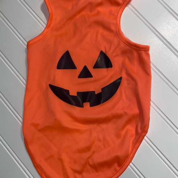 Dog Halloween Costume Set of 2 Size Small Pumpkin and Bumble Bee with Hood Doggy - Picture 3 of 5